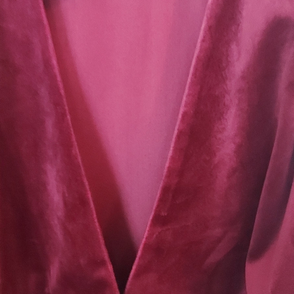 Maroon Velvet Blouse